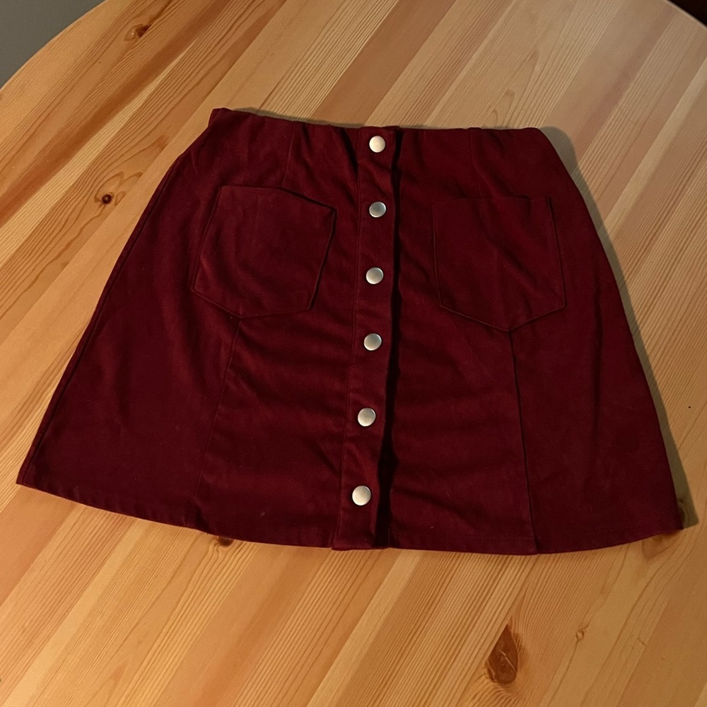 Forever 21 faux suede mini skirt
